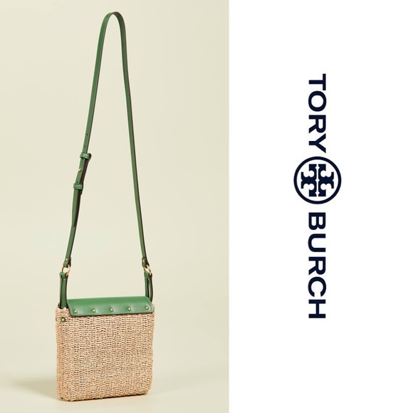 NWT Tory Burch Classic Miller Straw crossbody Bag - Picture 3 of 16